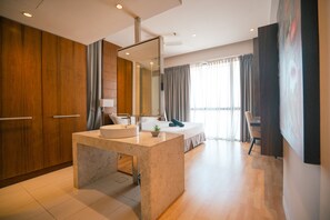 1 bedroom, free WiFi, bed sheets - Cozy studio suite at D majesti (Kuala Lumpur)