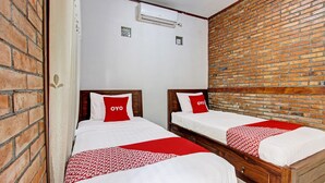 ห้องดีลักซ์ทวิน | พื้นที่ทำงานแบบใช้แล็ปท็อป, Wi-Fi ฟรี, ผ้าปูที่นอน