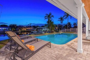 Pool - Pelican Point - Waterfront Villa with View, Pool & Boat Rental (Pompano Beach)