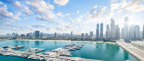 Blick von der Unterkunft