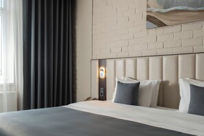 Classic-værelse med dobbeltseng eller 2 enkeltsenge | Allergivenligt sengetøj, dundyner, senge med madrasser af memory foam