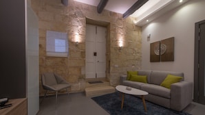 En 42-tommers LED-TV med Parabol-TV