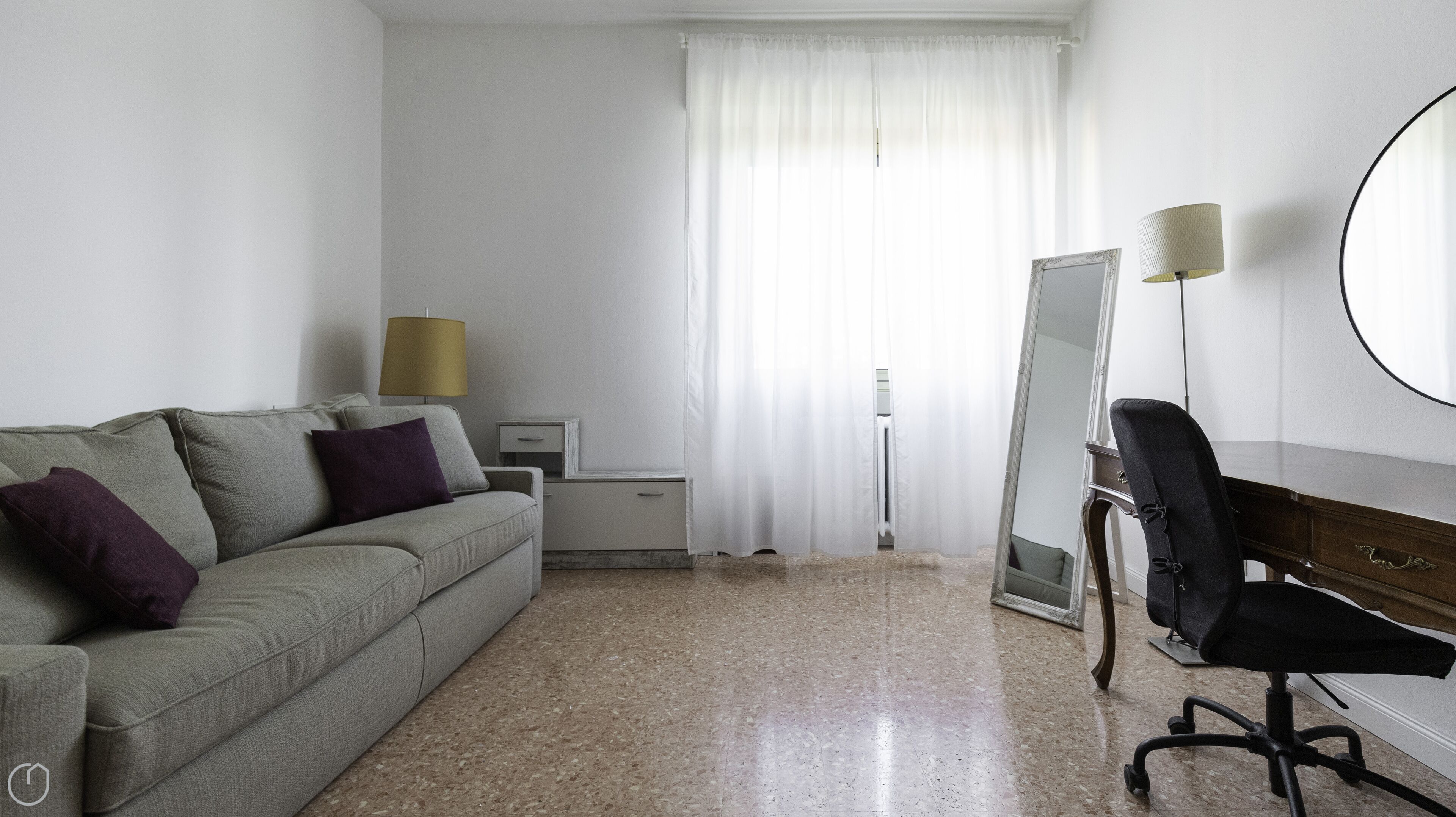 Apartment (1 Bedroom) | Living area | 55-inch TV with cable channels