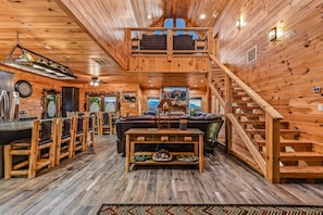 Cabin, 5 Bedrooms | Interior - Lazy Bear Lodge 5 Bedroom Cabin by RedAwning (Walland)