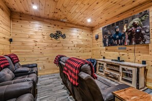 Cabin, 5 Bedrooms | Living area - Lazy Bear Lodge 5 Bedroom Cabin by RedAwning (Walland)