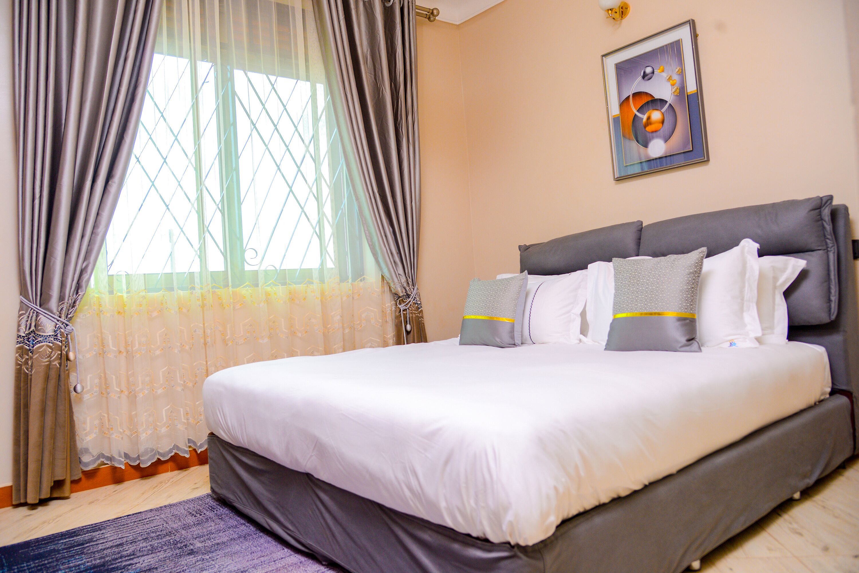 Family Apartment | Egyptian cotton sheets, premium bedding, memory foam beds