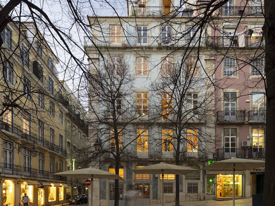 Facciata della struttura