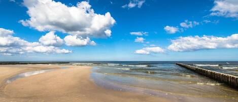 Una spiaggia nelle vicinanze