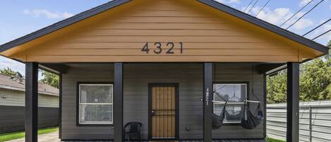 Fassade der Unterkunft