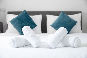 2 soverom, strykejern/-brett, wi-fi (inkludert) og sengetøy