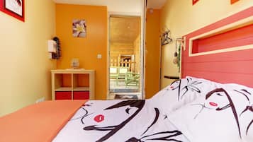 2 habitaciones, wifi gratis y ropa de cama