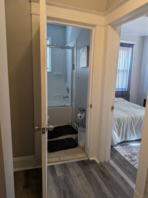 Towels, soap, toilet paper