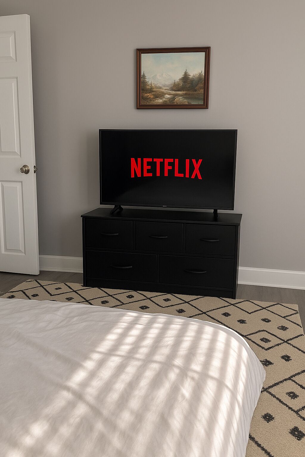 3 bedrooms, desk, iron/ironing board, free WiFi