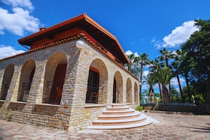 Façade de l’hébergement