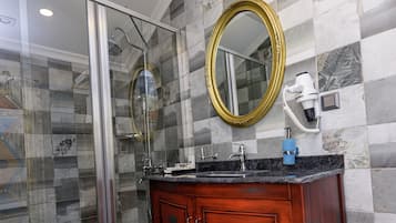 Ducha, cabezal de ducha tipo lluvia, artículos de tocador de diseñador