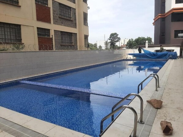Pool - Tastefully Furnished One bedroom Apartment in Kileleshwa (Nairobi)