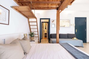 1 habitación, tabla de planchar con plancha, wifi y ropa de cama 