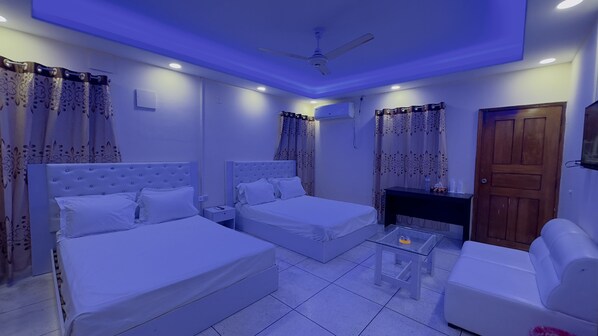 家庭客房 | 埃及棉床單、高級寢具、舒適加層、隔音