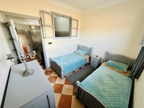 2 bedrooms, desk, travel crib, free WiFi