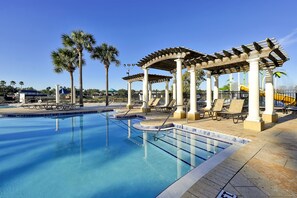 Una piscina riscaldata