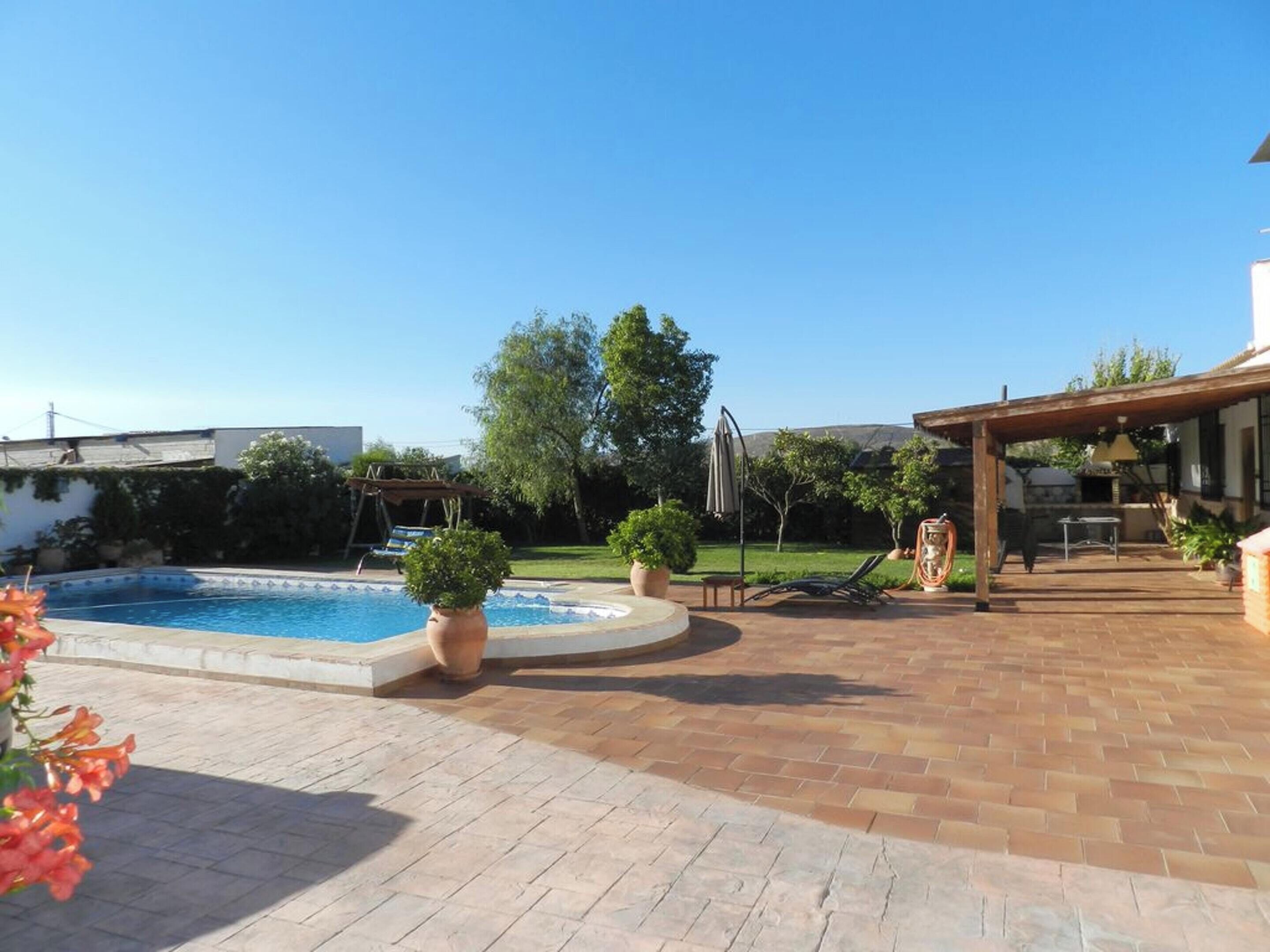 Vue sur piscine