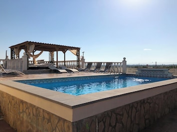 Vue sur piscine