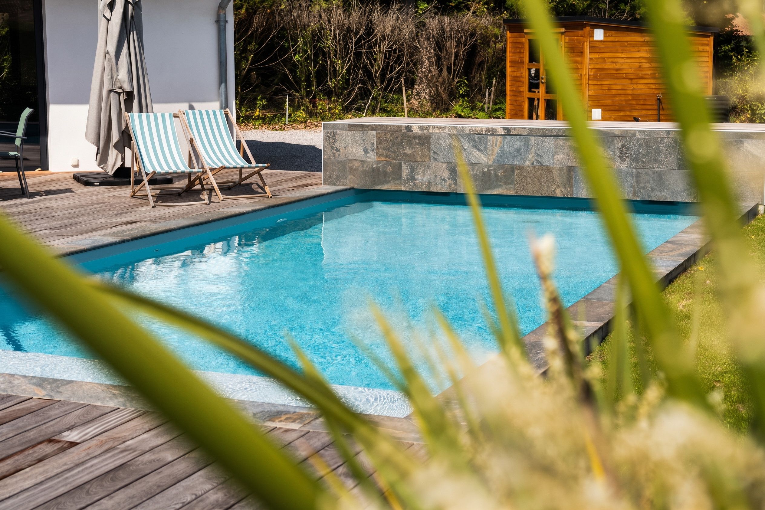 Vue sur piscine