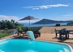Outdoor dining - Pousada Mirante Corumbê Pousada com Piscina e Restaurante (Corumbê Paraty)