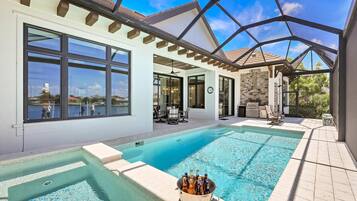 House, Multiple Beds (Luxurious home with pool/spa and huge) | Pool | A heated pool