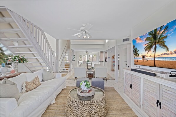 House, Multiple Beds (451 Pheasant Court) | Living area - 451 Pheasant Court (Marco Island)