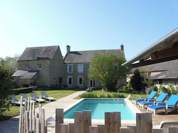 Vue sur piscine