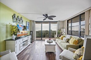 Condo, 1 King Bed with Sofa bed (South Seas Tower 4-403) | Living area - South Seas Tower 4-403 (Marco Island)