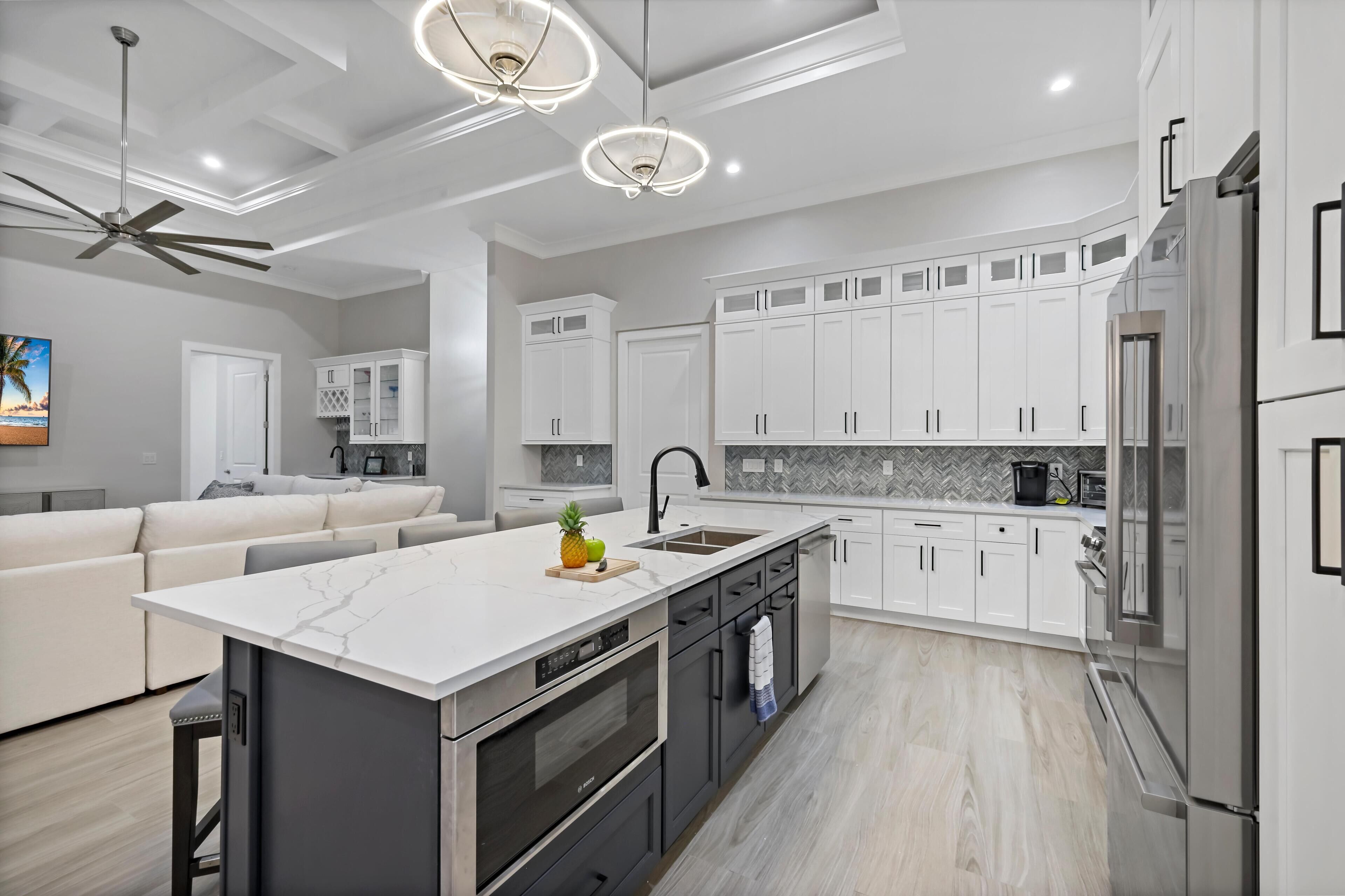 House, Multiple Beds (2023 custom built inland home with po) | Private kitchen