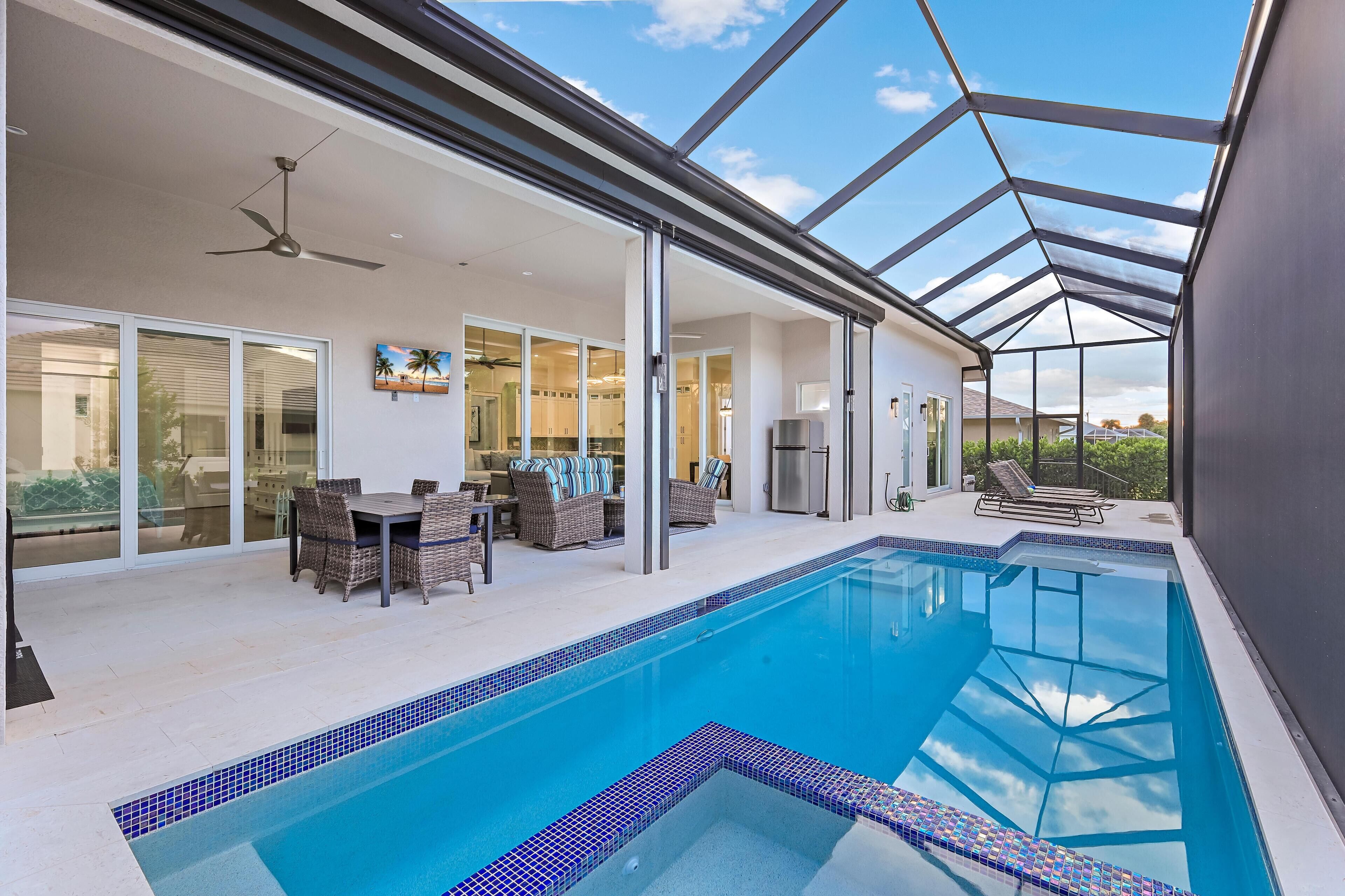 House, Multiple Beds (2023 custom built inland home with po) | Pool | A heated pool