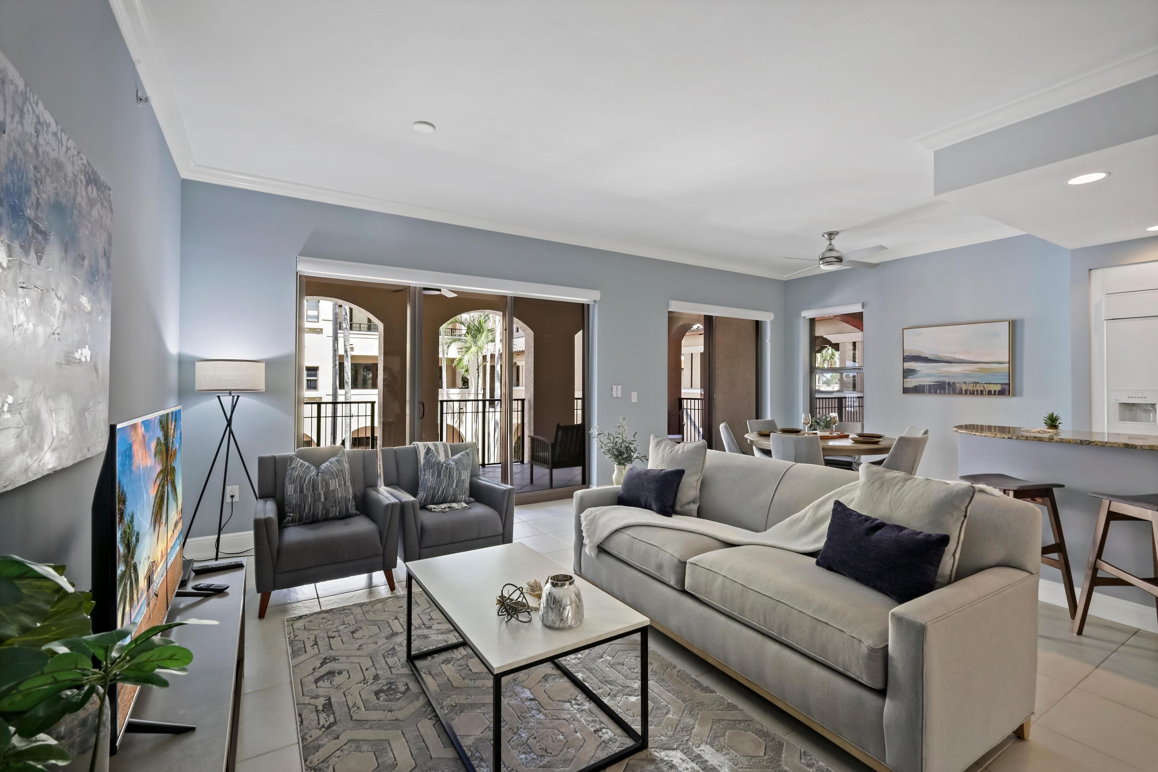 Condo, Multiple Beds (Exquisite condo with two balconies ov) | Living area