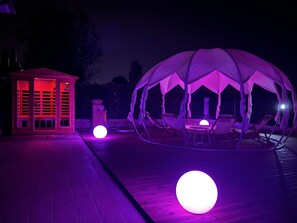 Terrace/patio - Beautiful  villa with WIFI, sauna, hot tub, A/C, TV, patio, pets allowed and panoramic view (Assisi)