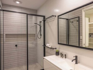 Shower, hair dryer