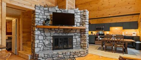 Smart-TV, Kamin, Videospiele, Drucker