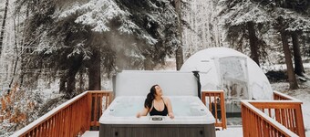 Star-Shaped Midcentury Modern Aurora Retreat + Hot Tub + Game Room