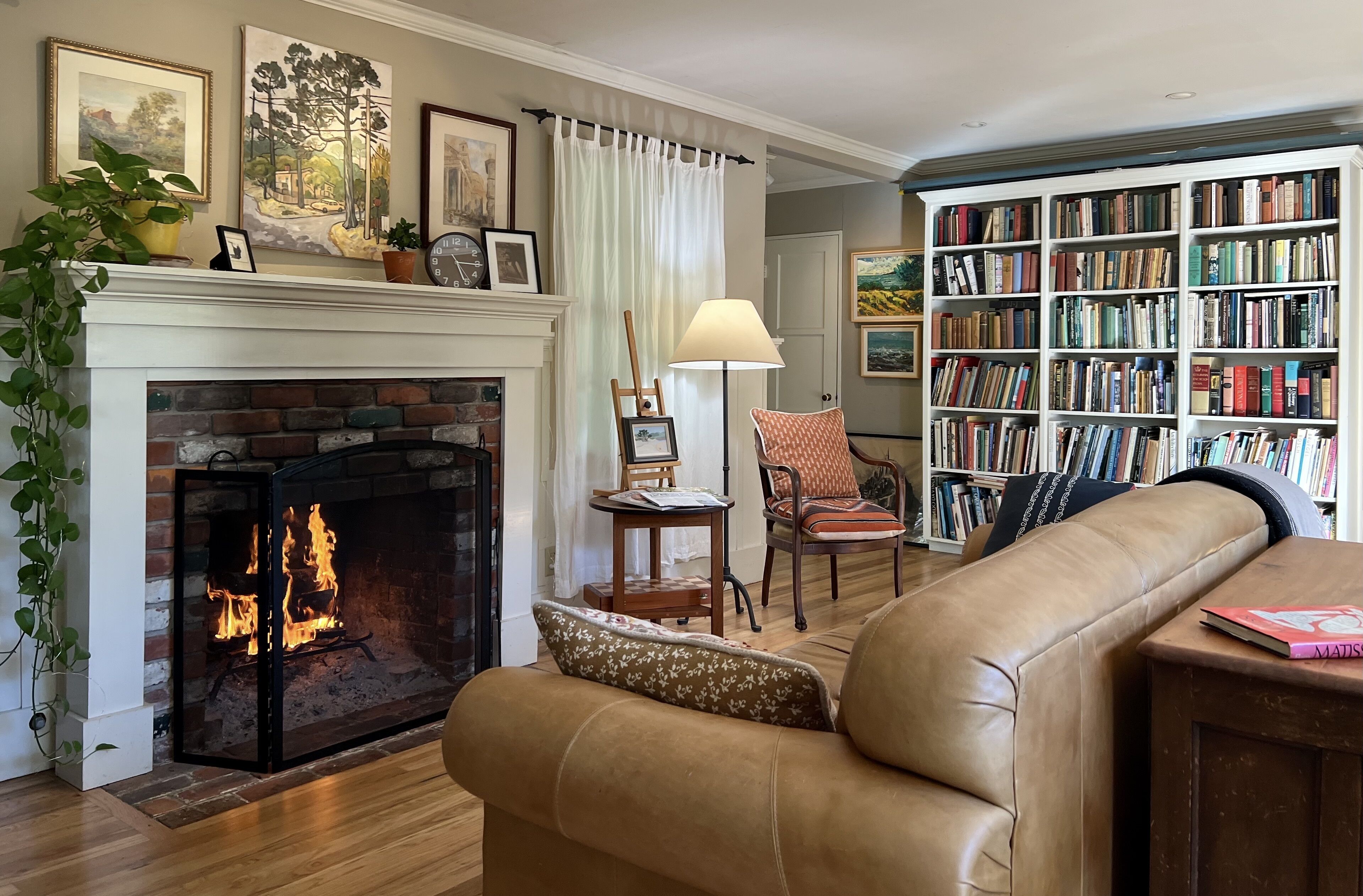 Enjoy this artist's cottage with a large garden in Carmel-by-the-Sea.