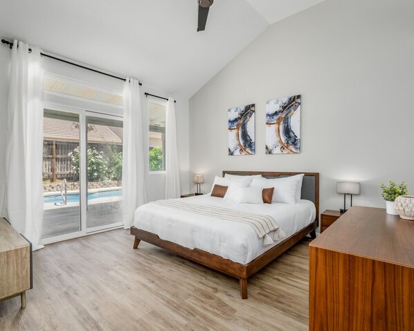 3 bedrooms, desk, iron/ironing board, free WiFi