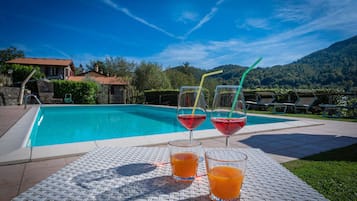 Una piscina riscaldata