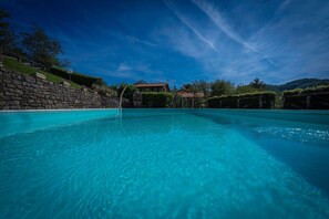 Una piscina riscaldata