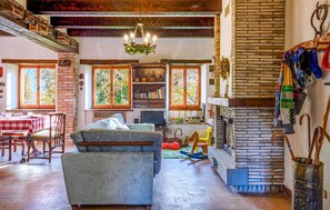 Fernseher, Kamin