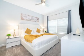 4 soverom, strykejern/-brett, wi-fi og sengetøy