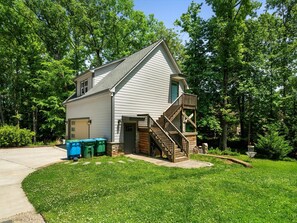 Exterior - Studio above a detached garage away from main house on a private lot. (Matthews)
