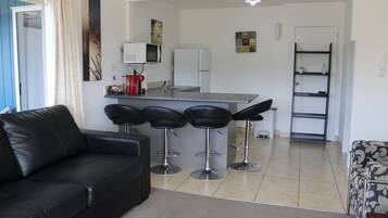 Panoramic Apartment | Premium bedding, pillow-top beds, individually decorated