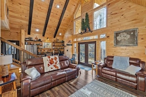 Televisión, chimenea