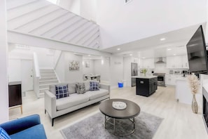 Smart TV, fireplace, offices