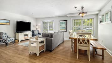 Smart TV, DVD player, video library